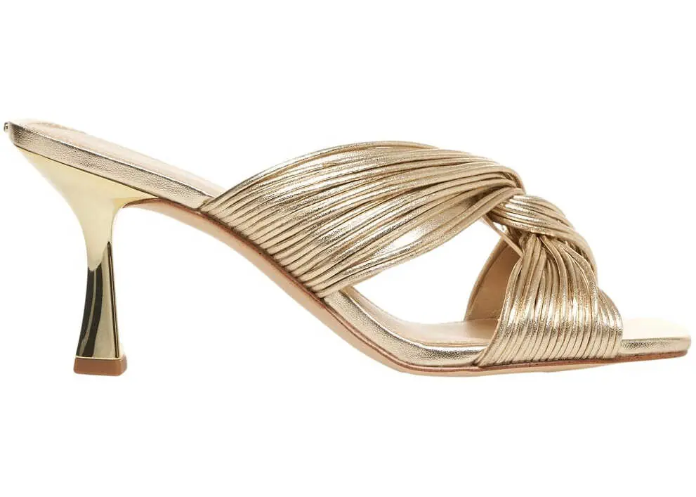 Pantofi cu toc Michael Kors Sabot sandal Alessia Gold Femei (BM 17328268) 2