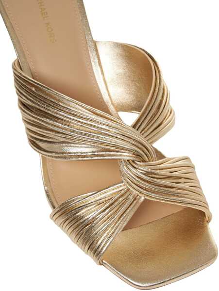 Pantofi cu toc Michael Kors Sabot sandal Alessia Gold Femei (BM 17328268) 7