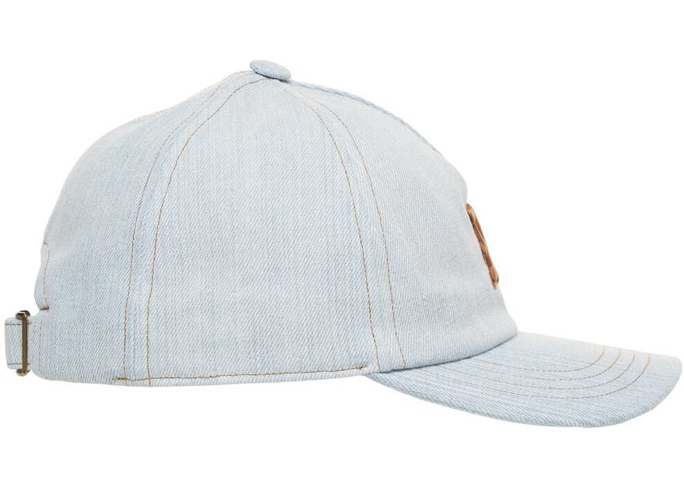 Sepci Dondup Baseball cap with logo embroidery Blue Barbati (BM 17328271) 3