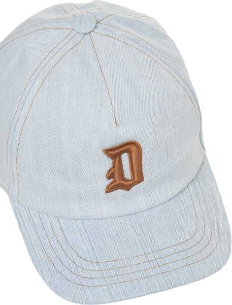 Sepci Dondup Baseball cap with logo embroidery Blue Barbati (BM 17328271) 5