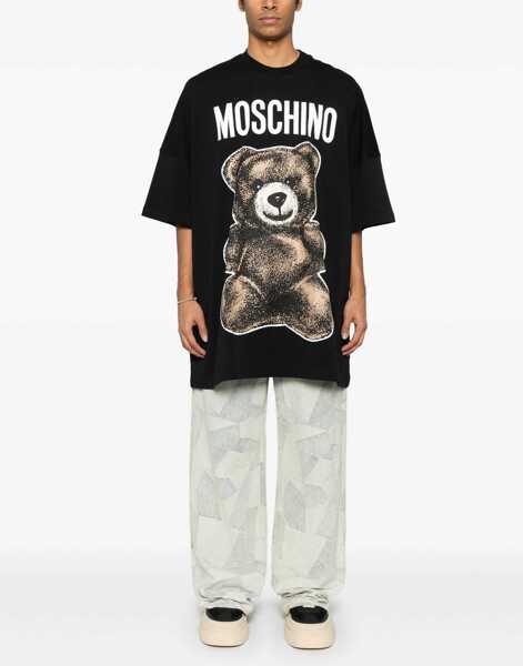 Tricouri Moschino Teddy Bear T-Shirt BLACK Barbati (BM 17328316) 2