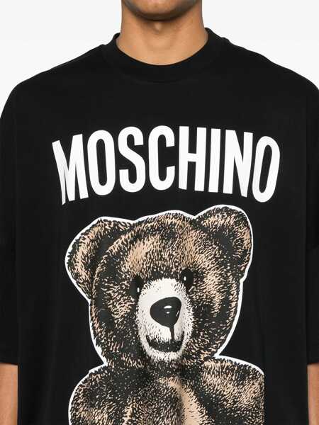 Tricouri Moschino Teddy Bear T-Shirt BLACK Barbati (BM 17328316) 4