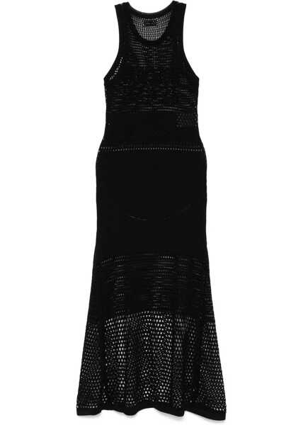 Bluze MOSCHINO JEANS Mesh Dress With Logo BLACK Femei (BM 17328328) 2