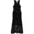 MOSCHINO JEANS Mesh Dress With Logo BLACK