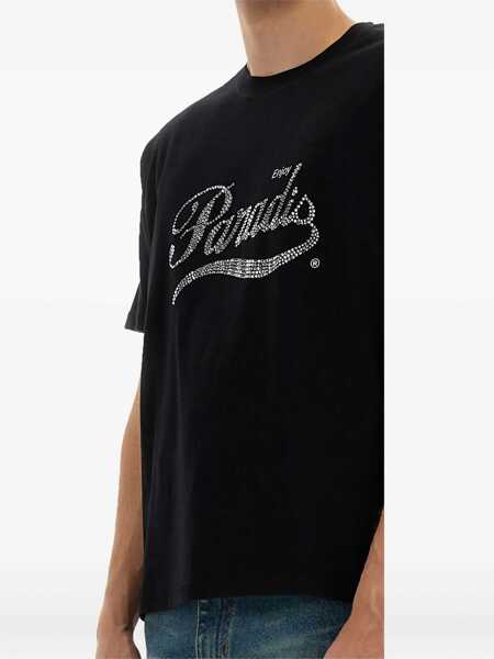 Tricouri 3.PARADIS Crystal Logo T-Shirt BLACK Barbati (BM 17328457) 4