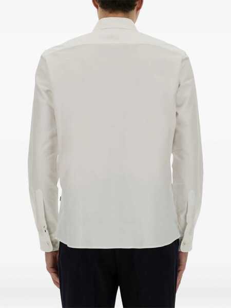 Camasi casual Hugo Boss Cotton Shirt WHITE Barbati (BM 17328463) 3