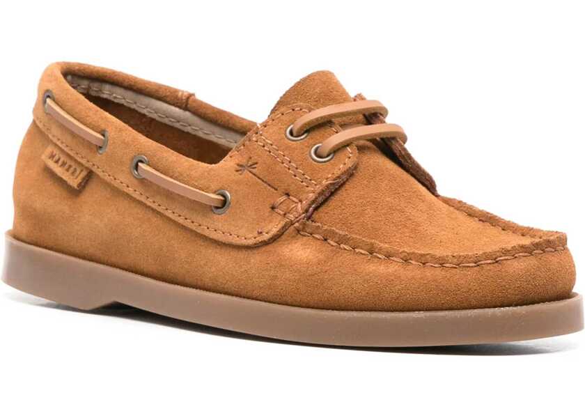 Mocasini Maneb Leather Boat Moccasin BROWN Femei (BM 17328475) 2