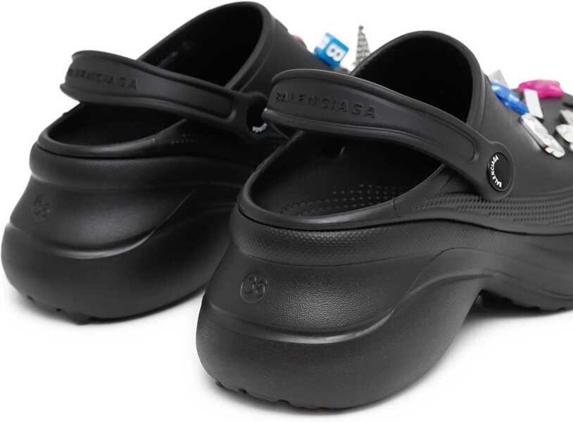 Sandale Balenciaga Crocs Jibbitz Sabot BLACK Femei (BM 17328493) 3