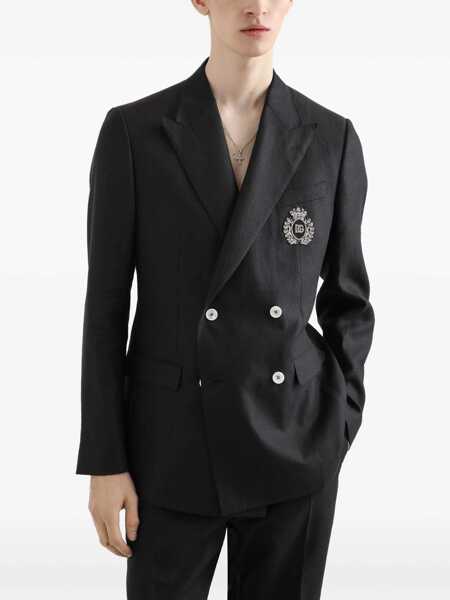 Sacouri Dolce & Gabbana Double-Breasted Jacket BLACK Barbati (BM 17328514) 4