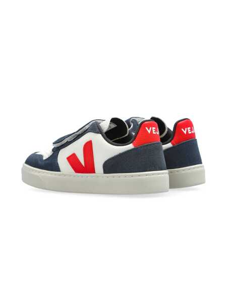 Sneakers VEJA SMALL V-10 LEATH PUREPEKINNAUTICO SNEAKERS Multicolor Fete (BM 17330928) 3