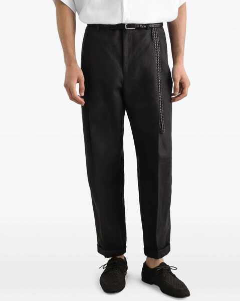 Pantaloni casual Dolce & Gabbana Canvas Pants BLACK Barbati (BM 17330971) 4