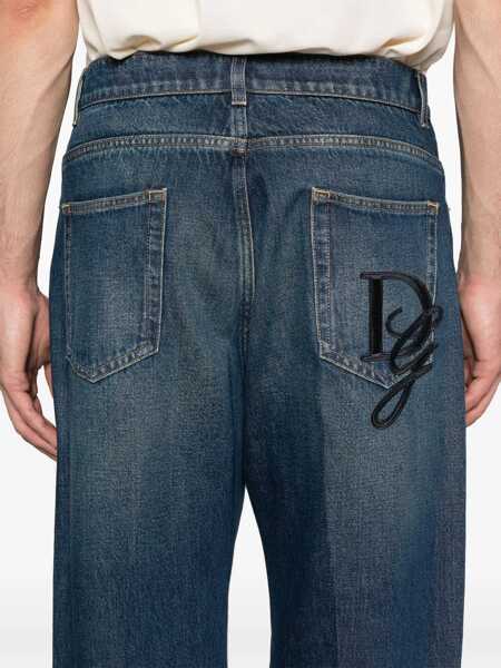 Blugi drepti Dolce & Gabbana Oversize Jeans BLUE Barbati (BM 17331004) 5