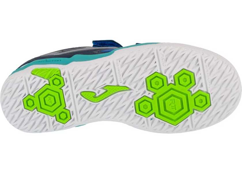 Ghete fotbal Joma Cancha Jr. 2504 IN Blue Baieti (BM 17331868) 4