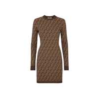 Rochii Fendi Cotton FF Dress Femei