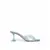 AMINA MUADDI Amina Muaddi Lupita Glass Pvc Denim Mules Blue