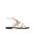 Dior Dior Sun Leather Flat Sandals White