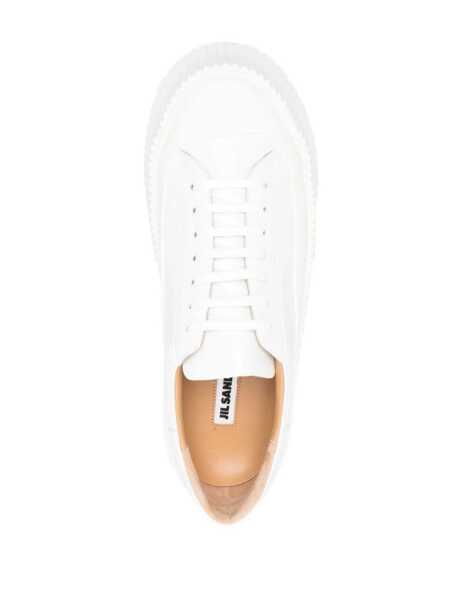 Sneakers Jil Sander Jil Sander Maxi Sole Leather Sneakers White Barbati (BM 17332392) 4