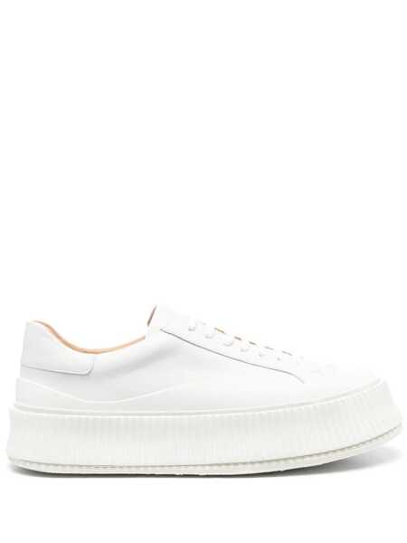 Sneakers Jil Sander Jil Sander Maxi Sole Leather Sneakers White Barbati (BM 17332392) 1