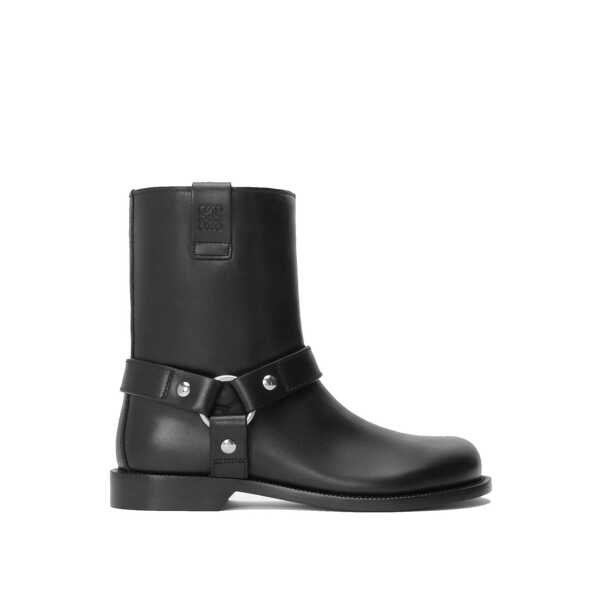 Bocanci casual Loewe Loewe Campo Biker Boots Black Barbati (BM 17332395) 3