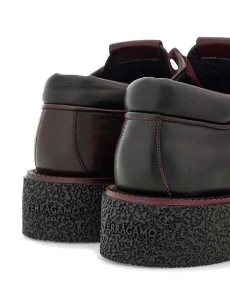 Incaltaminte Salvatore Ferragamo Salvatore Ferragamo Lace up derby Shoes Red Barbati (BM 17332452) 3