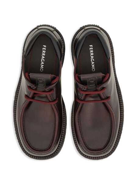 Incaltaminte Salvatore Ferragamo Salvatore Ferragamo Lace up derby Shoes Red Barbati (BM 17332452) 4