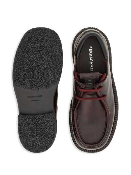 Incaltaminte Salvatore Ferragamo Salvatore Ferragamo Lace up derby Shoes Red Barbati (BM 17332452) 5