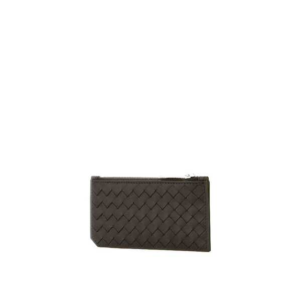 Portofele Bottega Veneta Bottega Veneta Intrecciato Leather Card Holder Brown Barbati (BM 17332494) 2