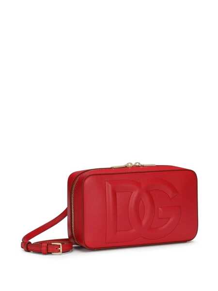 Genti de mana Dolce & Gabbana Dolce & Gabbana Small DG Logo camera bag Red Femei (BM 17332584) 4