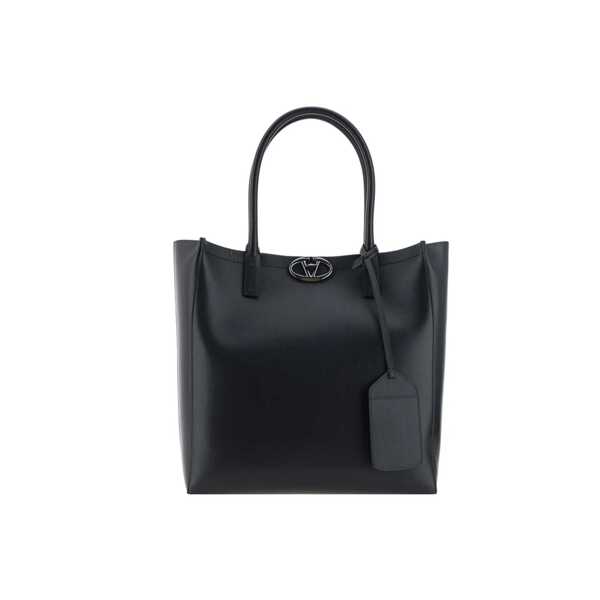Genti de mana Valentino Garavani Valentino Garavani Vlogo Locker Medium Tote Bag Black Barbati (BM 17332659) 3