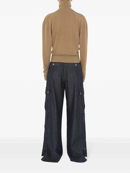 Pulovere Burberry Burberry Wool Sweater Beige Femei (BM 17332680) 4