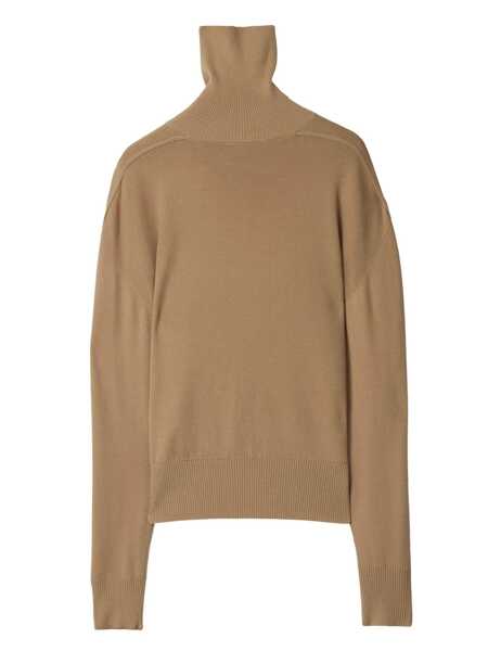 Pulovere Burberry Burberry Wool Sweater Beige Femei (BM 17332680) 5