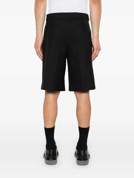 Pantaloni scurti Gucci Gucci Gabardine Bermuda Shorts Black Barbati (BM 17332857) 4