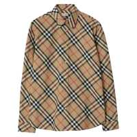 Camasi Burberry Checked Plaid Shirt Barbati