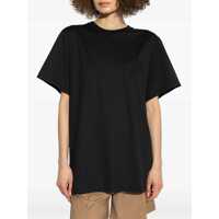 Tricouri Max Mara Dama - Tricouri Max Mara Max Mara Mango logo-embroidered T-shirt Brown Femei (BM 17332941) - B-mall.ro