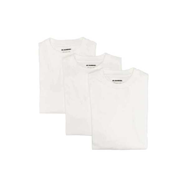 Tricouri Jil Sander Jil Sander Pack of 3 Long Sleeved T-shirt White Barbati (BM 17332998) 3