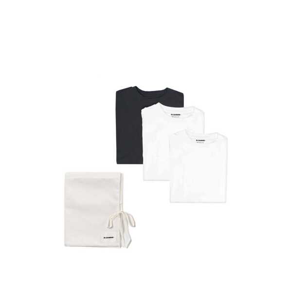 Tricouri Jil Sander Jil Sander Pack Of 3 Long Sleeved T-shirt White Barbati (BM 17333004) 3