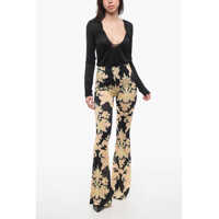 Pantaloni casual ETRO Dama - Pantaloni casual ETRO Floral High-Waisted Pants Multicolor Femei (BM 17333245) - B-mall.ro