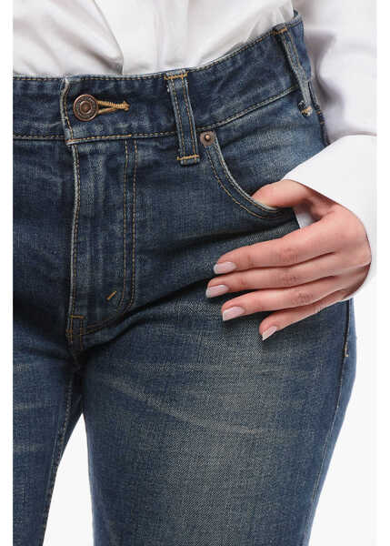 Blugi drepti Cline Skinny Dark-Washed Denims Blue Femei (BM 17333251) 3