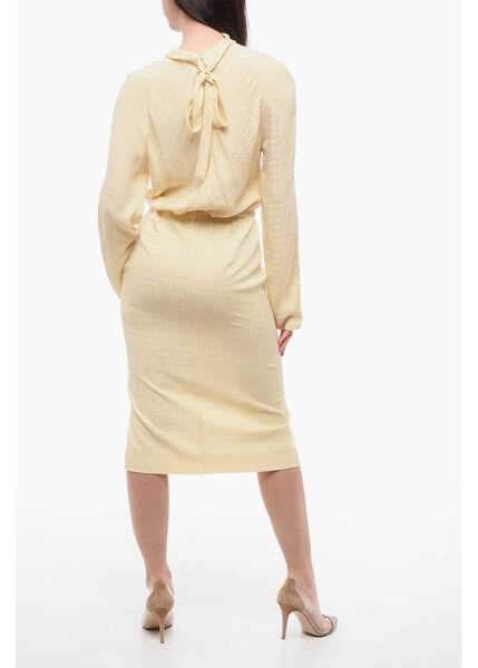 Rochii scurte Cline Silk Logoed Dress Yellow Femei (BM 17333440) 2