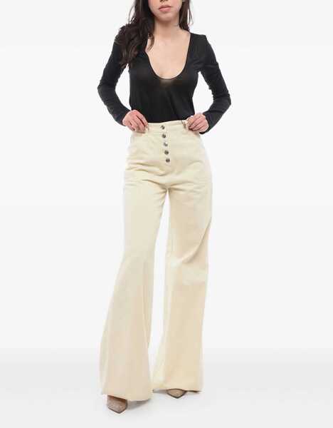 Blugi drepti ETRO High-Waisted Loose Fit Denims White Femei (BM 17333479) 2