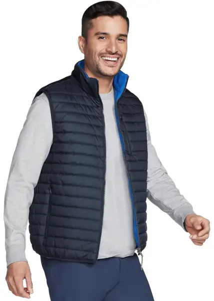 Veste sport SKECHERS GO Shield Altitude Reversible Vest Black Barbati (BM 17333653) 2