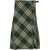 Burberry Wool Wrap Skirt With Fringed Hem Green