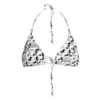 Costume de baie Tory Burch Top Bikini In Print White And Black Femei