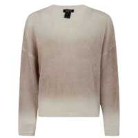 Camasi Avant Toi Gradient Effect Linen Round Neck Pullover Clothing Femei