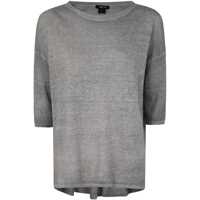 Camasi Avant Toi Hand Painted Linen Cotton Boat Neck Over Pullover Clothing Femei