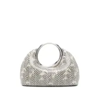 Genti de mana Jacquemus 'The Small Calino' Tote Bag In Leather Snake Effect Femei
