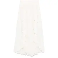 Fuste Zimmermann Acacia Cotton Maxi Skirt Femei