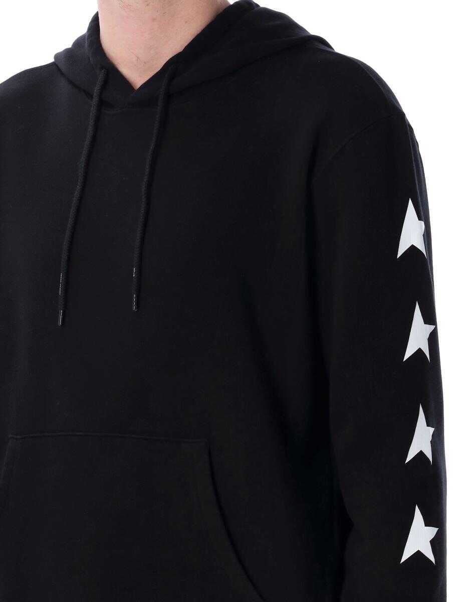 Bluze de trening Golden Goose Golden Goose Multi Star Hoodie Black Barbati (BM 17335842) 3