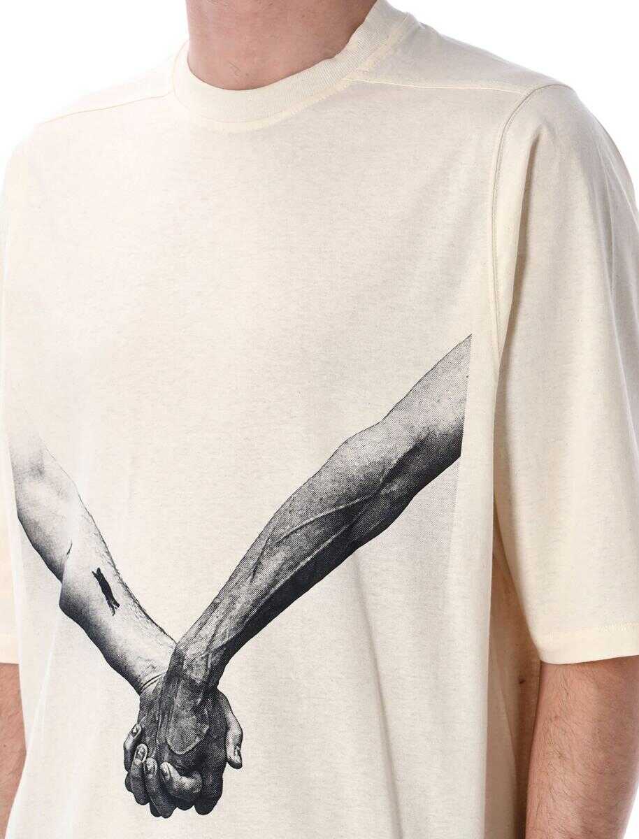Topuri Rick Owens Rick Owens Jumbo Ss T NATRUAL BLACK Barbati (BM 17335956) 3