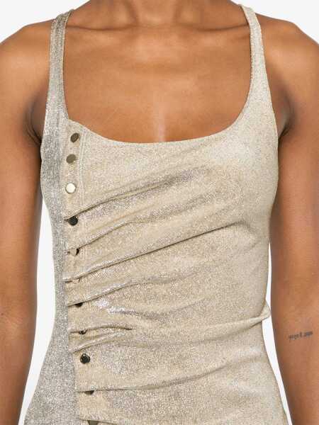 Rochii RABANNE Rabanne Long Dress Gold Femei (BM 17336004) 5